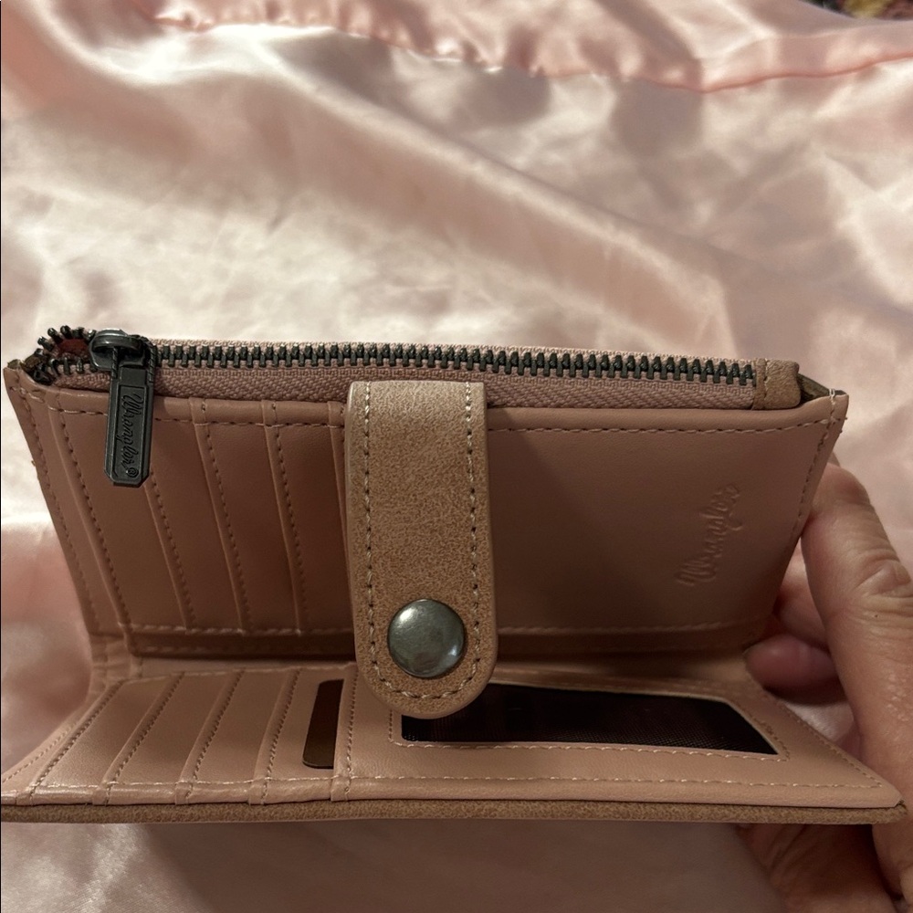 Wrangler Floral Embossed Wallet - Blush - Picture 3 of 3